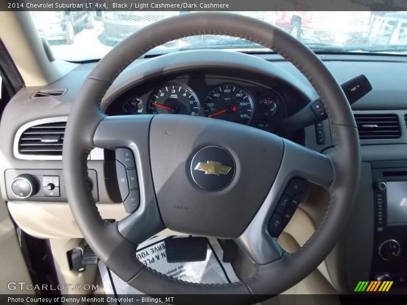 Black / Light Cashmere/Dark Cashmere 2014 Chevrolet Suburban LT 4x4