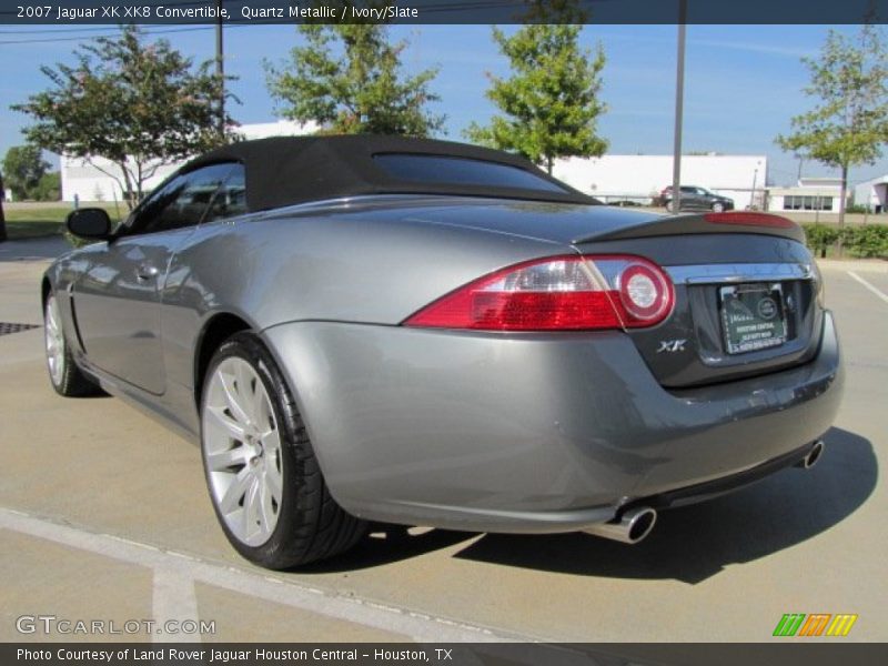 Quartz Metallic / Ivory/Slate 2007 Jaguar XK XK8 Convertible