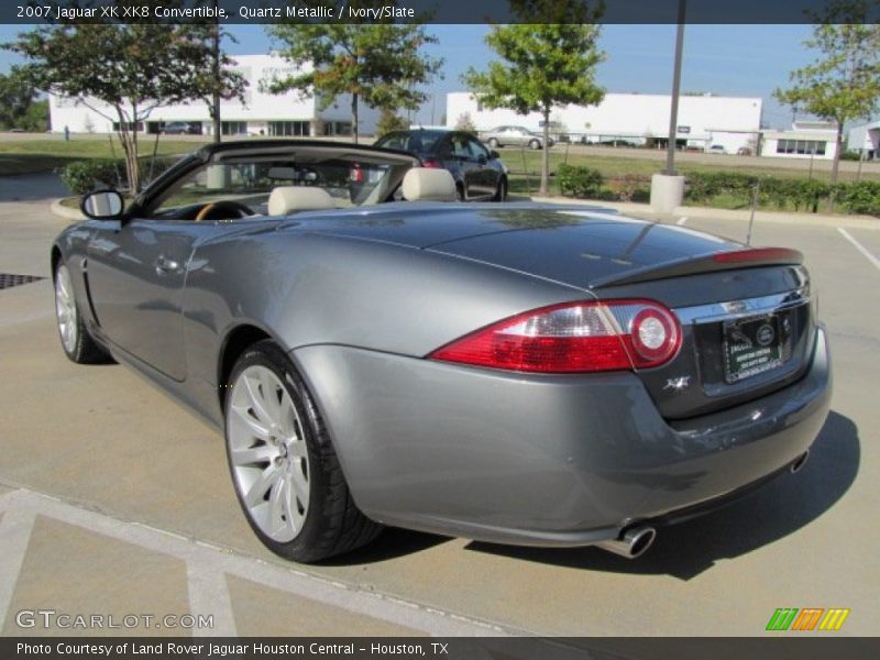 Quartz Metallic / Ivory/Slate 2007 Jaguar XK XK8 Convertible