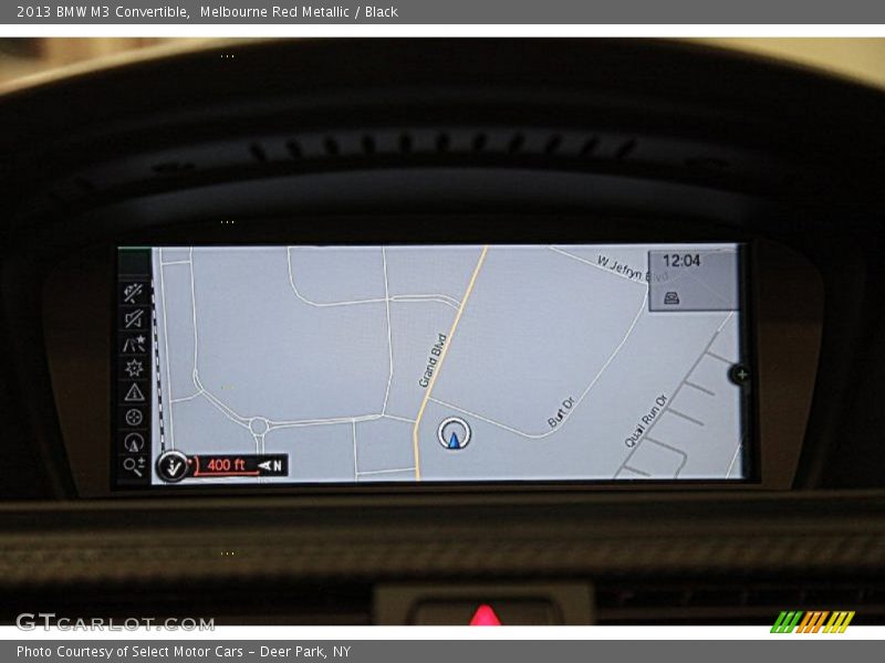 Navigation of 2013 M3 Convertible