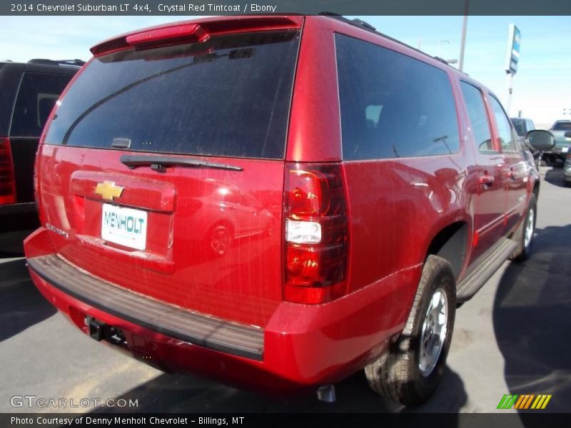 Crystal Red Tintcoat / Ebony 2014 Chevrolet Suburban LT 4x4