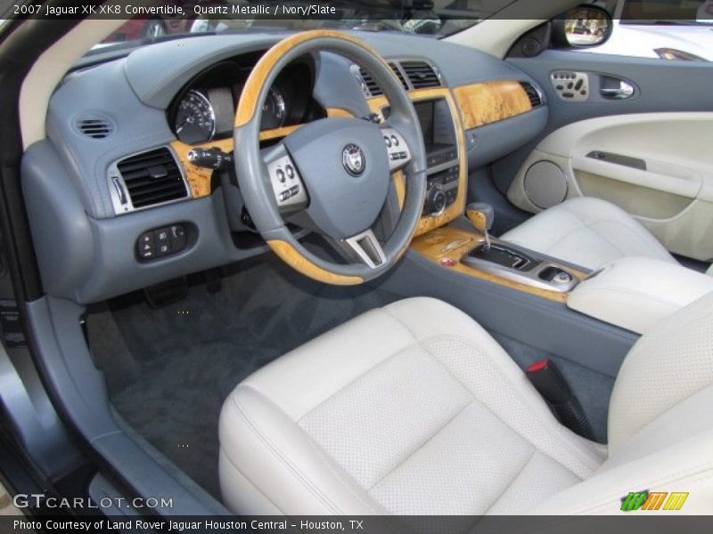  2007 XK XK8 Convertible Ivory/Slate Interior