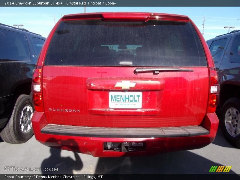 Crystal Red Tintcoat / Ebony 2014 Chevrolet Suburban LT 4x4