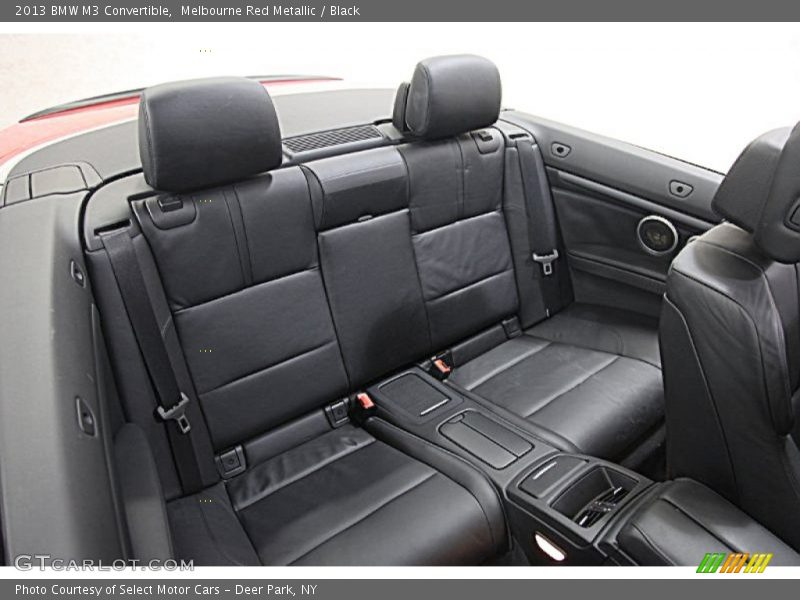 Rear Seat of 2013 M3 Convertible