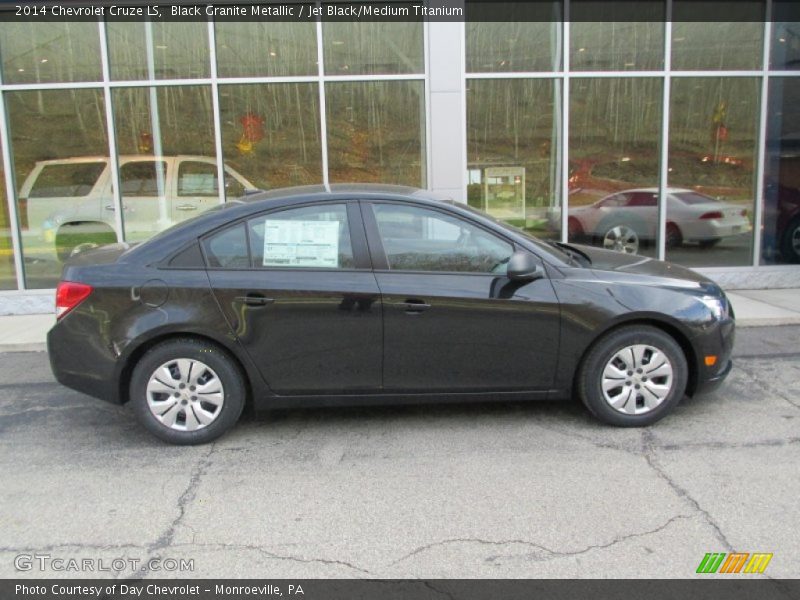 Black Granite Metallic / Jet Black/Medium Titanium 2014 Chevrolet Cruze LS