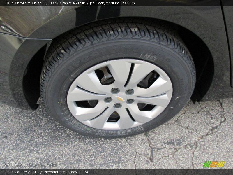 Black Granite Metallic / Jet Black/Medium Titanium 2014 Chevrolet Cruze LS