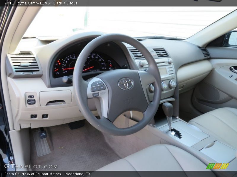 Black / Bisque 2011 Toyota Camry LE V6