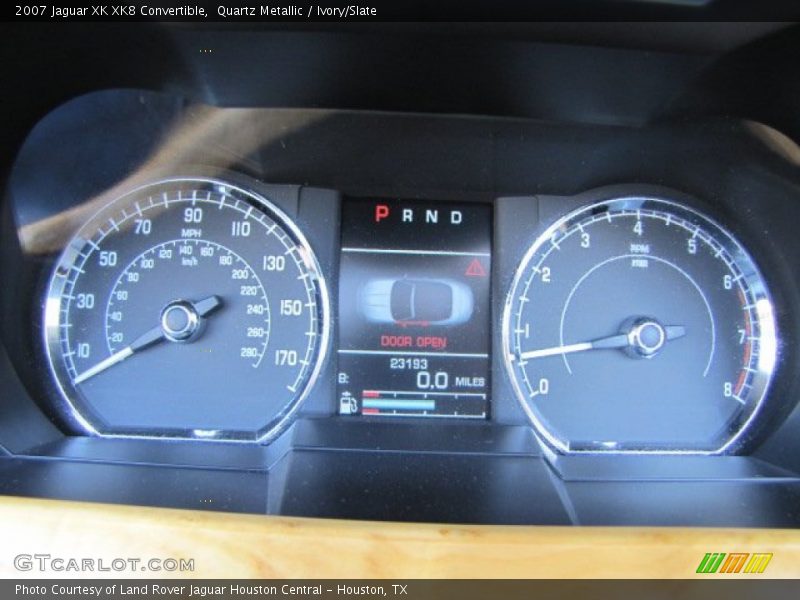 Quartz Metallic / Ivory/Slate 2007 Jaguar XK XK8 Convertible