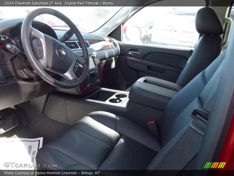 Crystal Red Tintcoat / Ebony 2014 Chevrolet Suburban LT 4x4