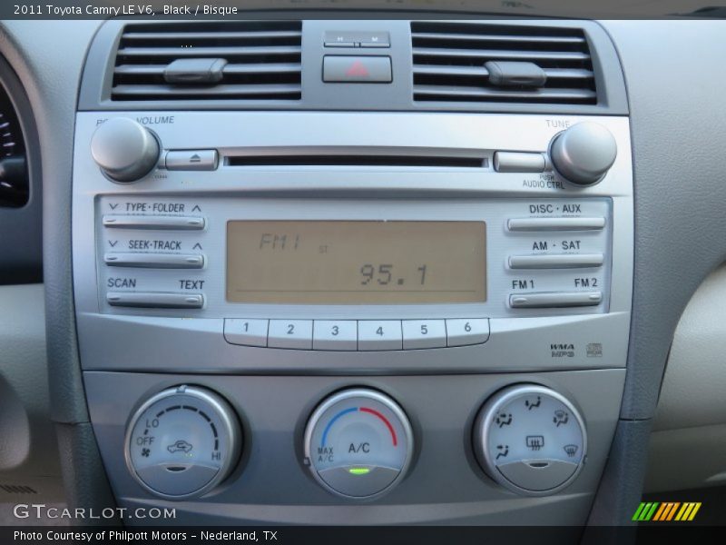 Black / Bisque 2011 Toyota Camry LE V6