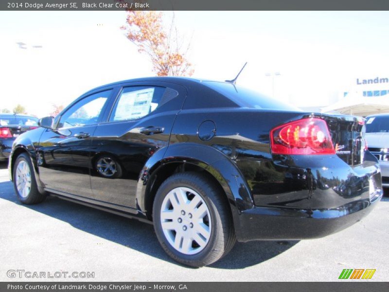 Black Clear Coat / Black 2014 Dodge Avenger SE