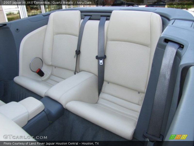 Rear Seat of 2007 XK XK8 Convertible