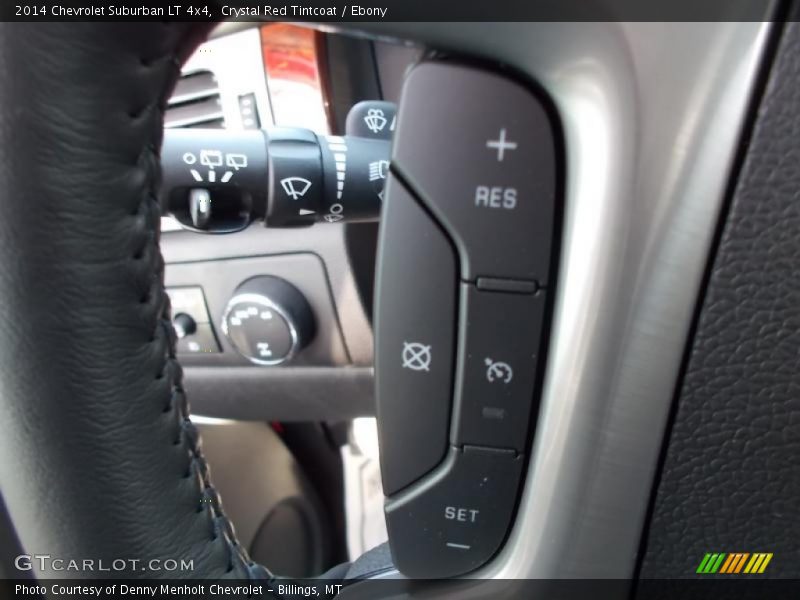 Crystal Red Tintcoat / Ebony 2014 Chevrolet Suburban LT 4x4