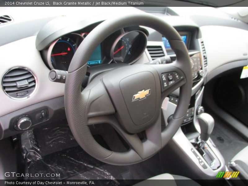 Black Granite Metallic / Jet Black/Medium Titanium 2014 Chevrolet Cruze LS