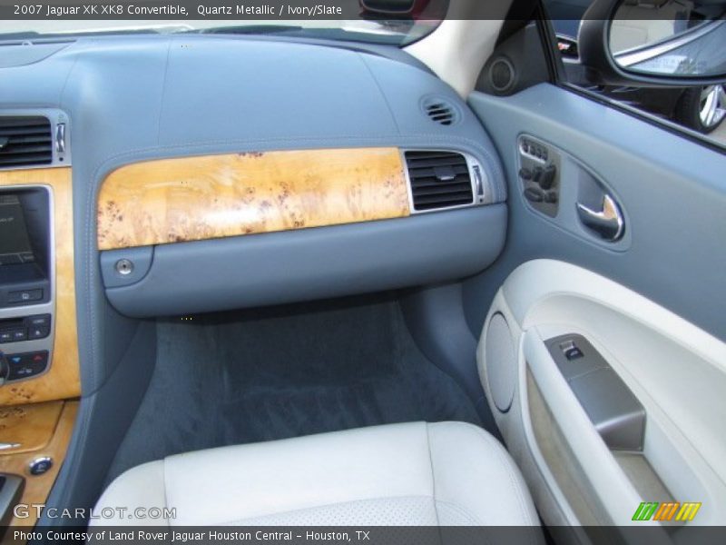 Quartz Metallic / Ivory/Slate 2007 Jaguar XK XK8 Convertible