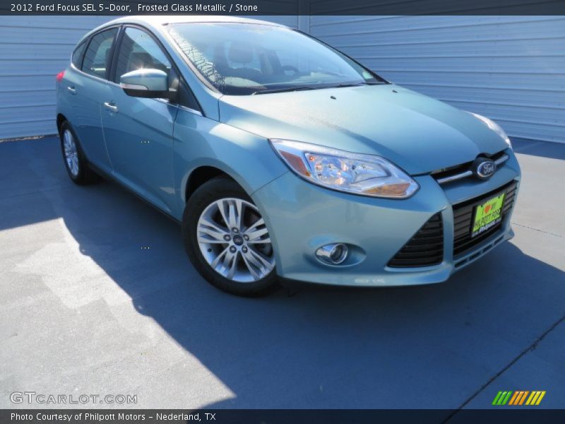 Frosted Glass Metallic / Stone 2012 Ford Focus SEL 5-Door