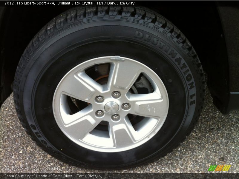 Brilliant Black Crystal Pearl / Dark Slate Gray 2012 Jeep Liberty Sport 4x4