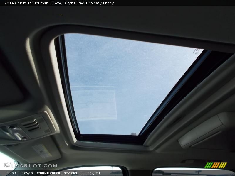 Crystal Red Tintcoat / Ebony 2014 Chevrolet Suburban LT 4x4