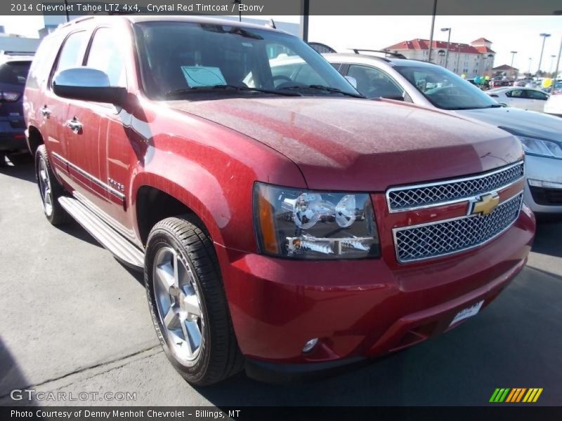 Crystal Red Tintcoat / Ebony 2014 Chevrolet Tahoe LTZ 4x4