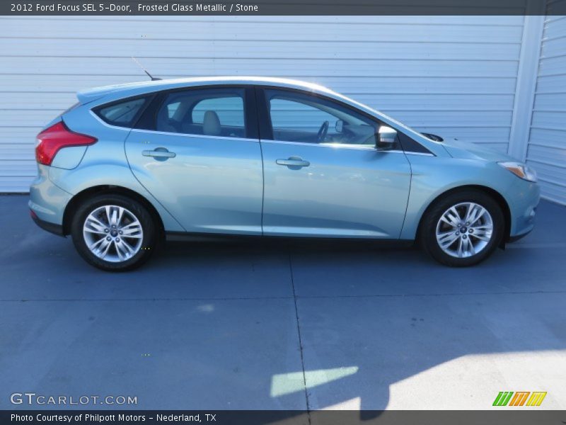 Frosted Glass Metallic / Stone 2012 Ford Focus SEL 5-Door