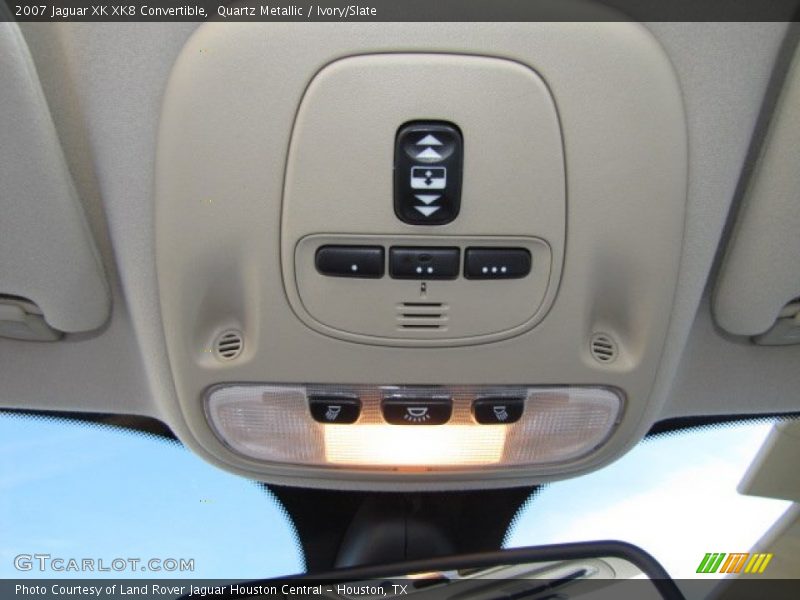 Quartz Metallic / Ivory/Slate 2007 Jaguar XK XK8 Convertible