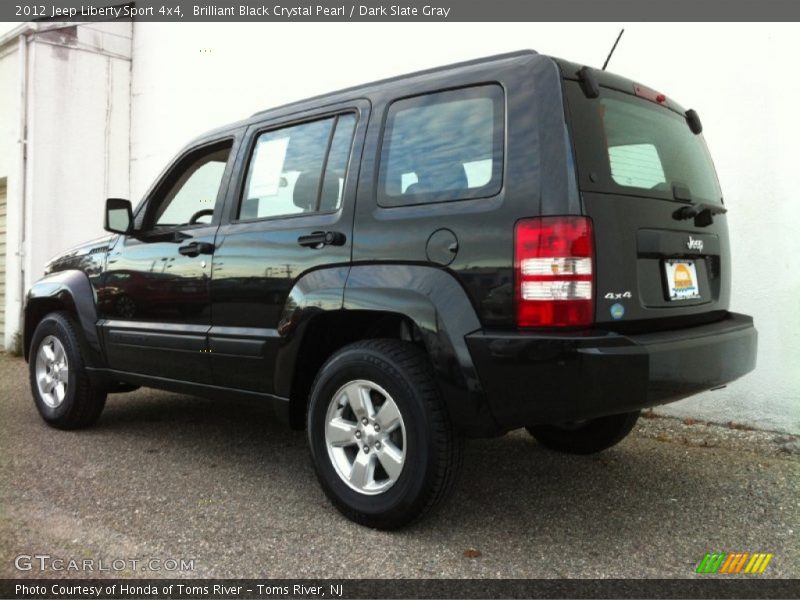 Brilliant Black Crystal Pearl / Dark Slate Gray 2012 Jeep Liberty Sport 4x4