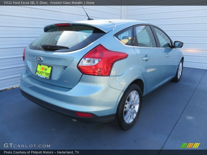 Frosted Glass Metallic / Stone 2012 Ford Focus SEL 5-Door