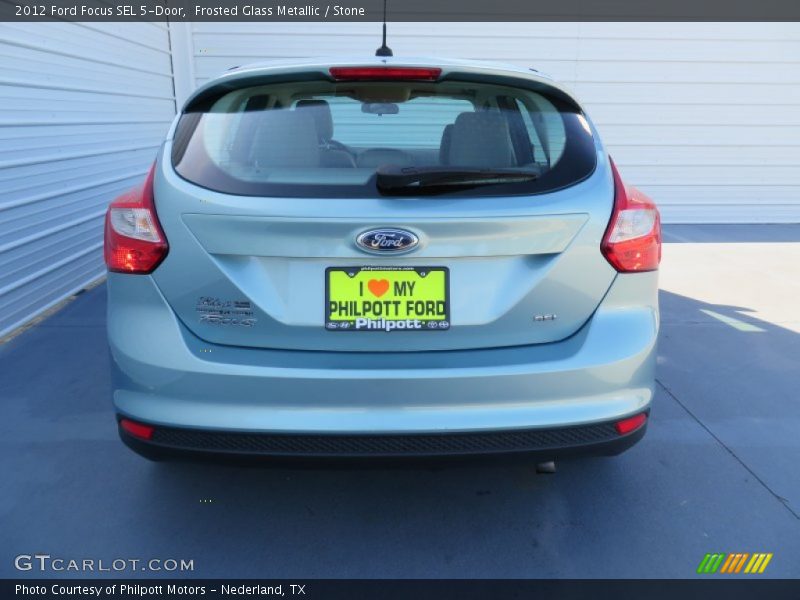 Frosted Glass Metallic / Stone 2012 Ford Focus SEL 5-Door