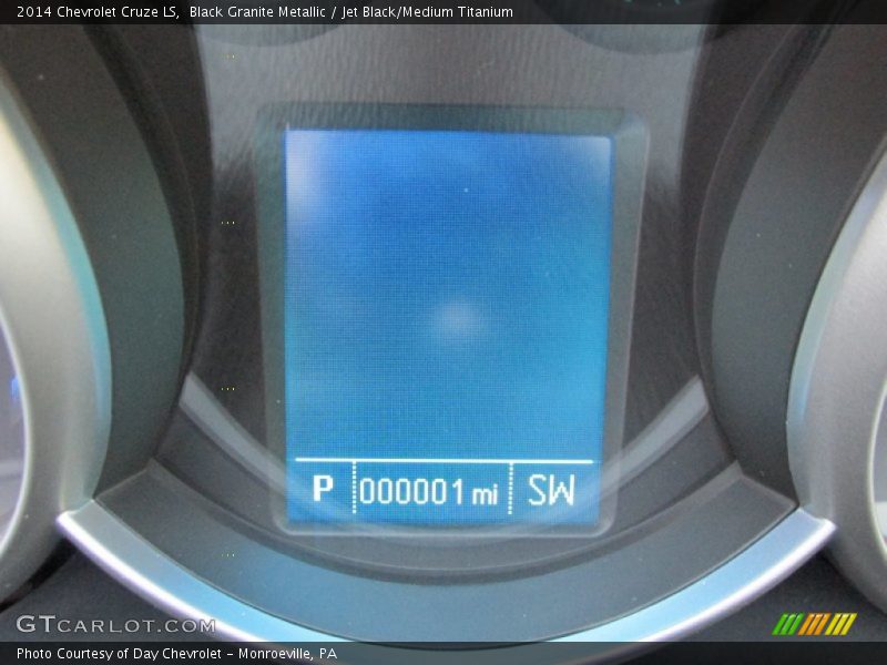 Black Granite Metallic / Jet Black/Medium Titanium 2014 Chevrolet Cruze LS