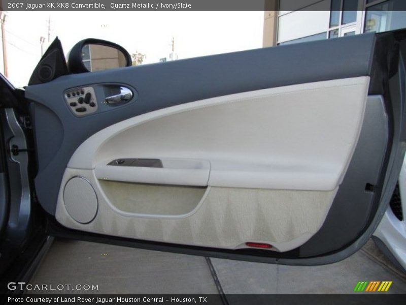 Quartz Metallic / Ivory/Slate 2007 Jaguar XK XK8 Convertible