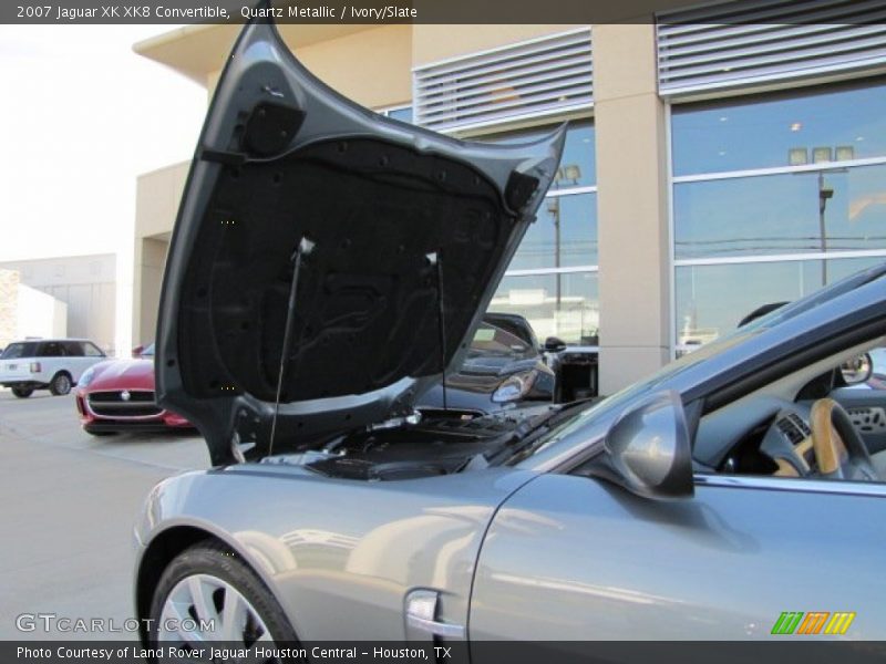 Quartz Metallic / Ivory/Slate 2007 Jaguar XK XK8 Convertible