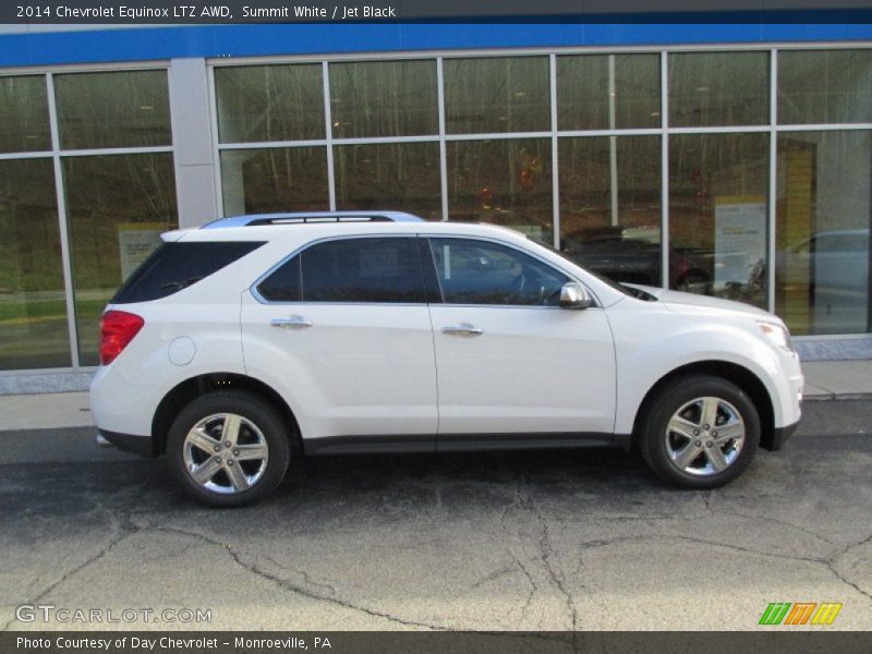 Summit White / Jet Black 2014 Chevrolet Equinox LTZ AWD