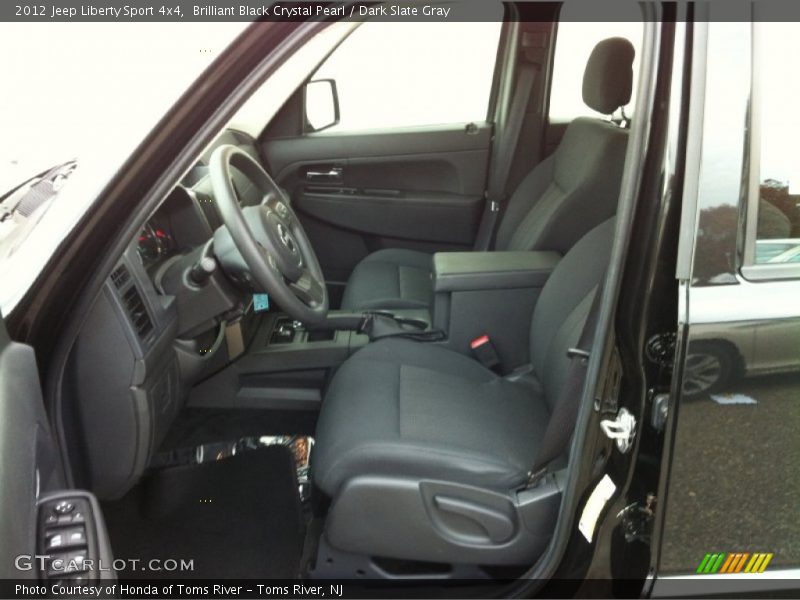 Brilliant Black Crystal Pearl / Dark Slate Gray 2012 Jeep Liberty Sport 4x4