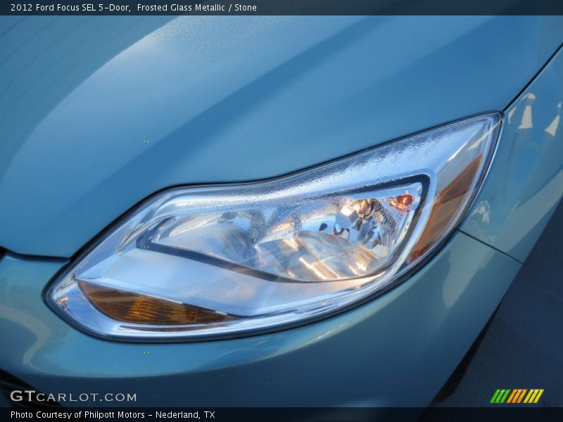 Frosted Glass Metallic / Stone 2012 Ford Focus SEL 5-Door