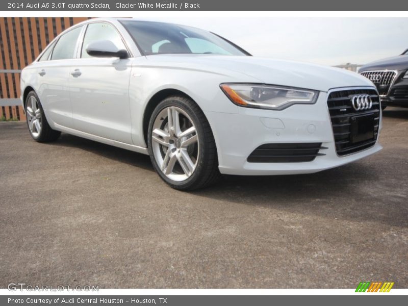 Glacier White Metallic / Black 2014 Audi A6 3.0T quattro Sedan