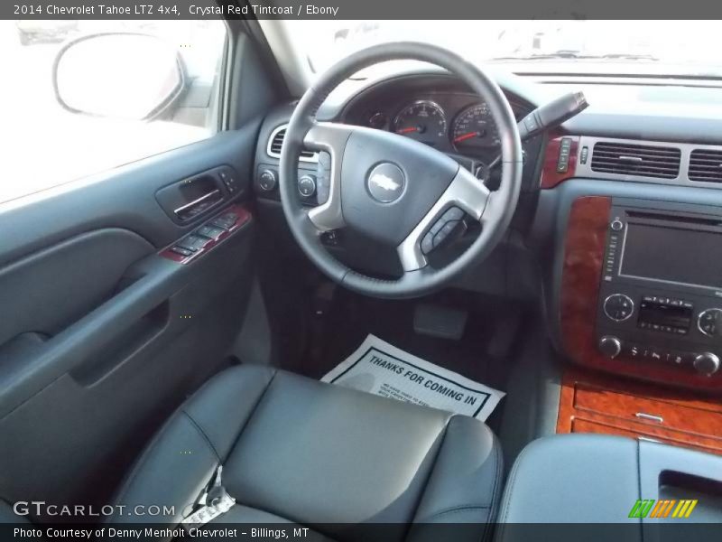 Crystal Red Tintcoat / Ebony 2014 Chevrolet Tahoe LTZ 4x4