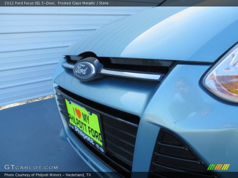 Frosted Glass Metallic / Stone 2012 Ford Focus SEL 5-Door