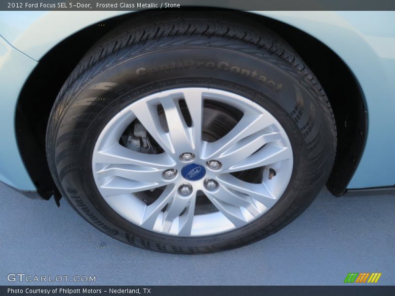 Frosted Glass Metallic / Stone 2012 Ford Focus SEL 5-Door