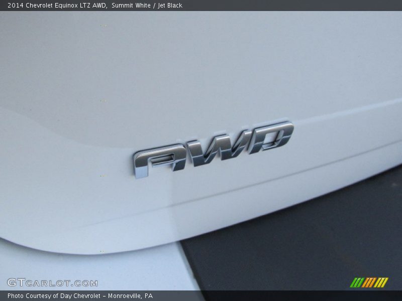 Summit White / Jet Black 2014 Chevrolet Equinox LTZ AWD