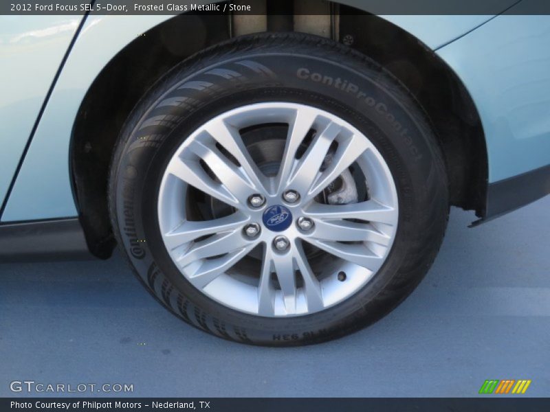 Frosted Glass Metallic / Stone 2012 Ford Focus SEL 5-Door