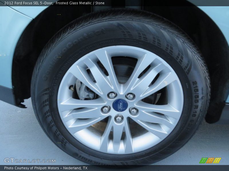 Frosted Glass Metallic / Stone 2012 Ford Focus SEL 5-Door
