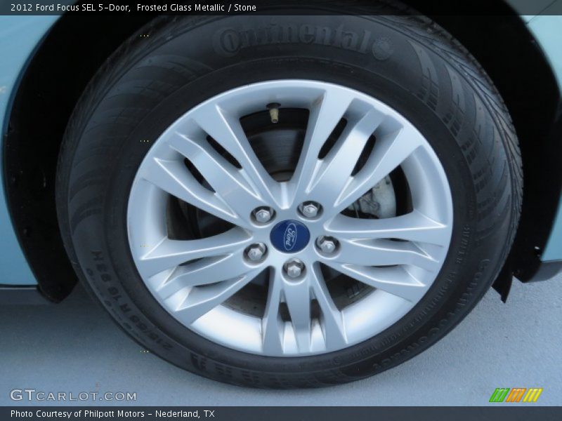 Frosted Glass Metallic / Stone 2012 Ford Focus SEL 5-Door