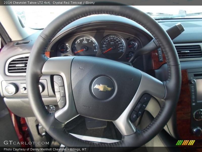 Crystal Red Tintcoat / Ebony 2014 Chevrolet Tahoe LTZ 4x4