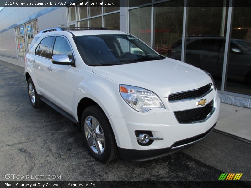 Summit White / Jet Black 2014 Chevrolet Equinox LTZ AWD