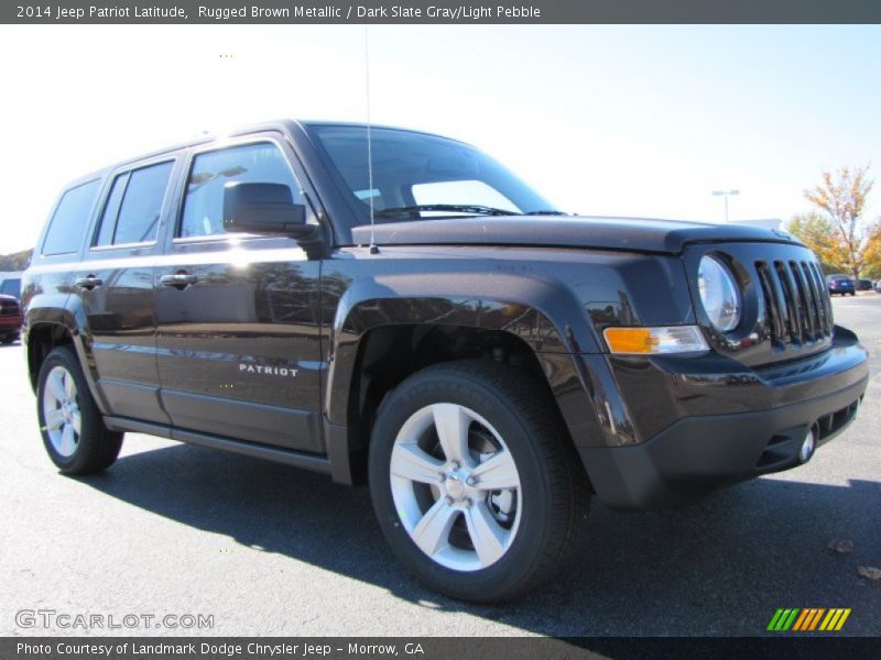 Rugged Brown Metallic / Dark Slate Gray/Light Pebble 2014 Jeep Patriot Latitude