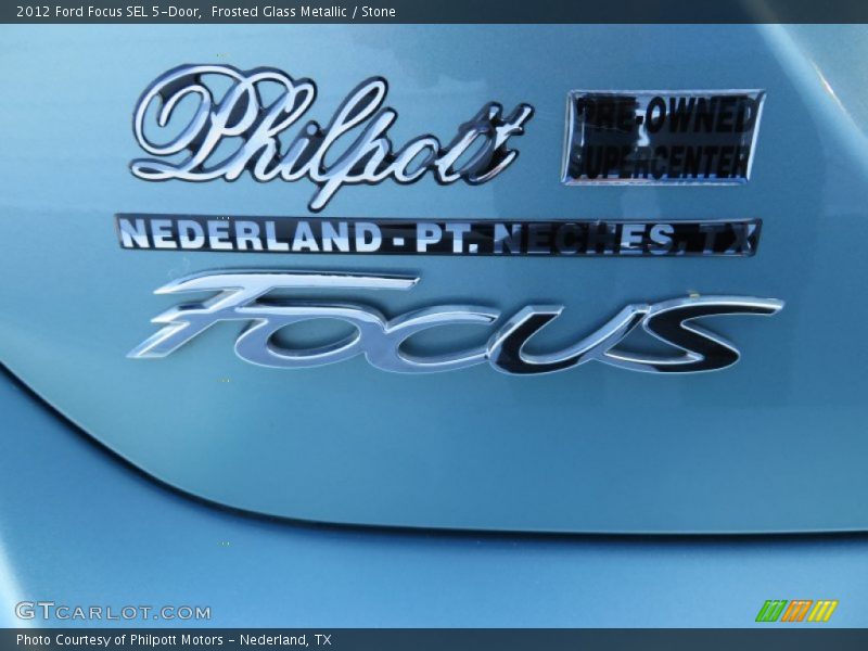 Frosted Glass Metallic / Stone 2012 Ford Focus SEL 5-Door