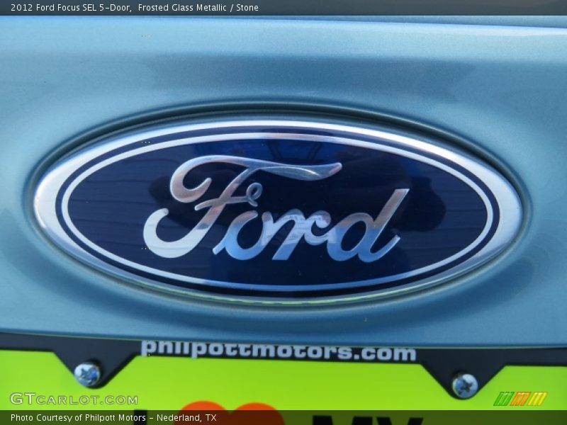 Frosted Glass Metallic / Stone 2012 Ford Focus SEL 5-Door