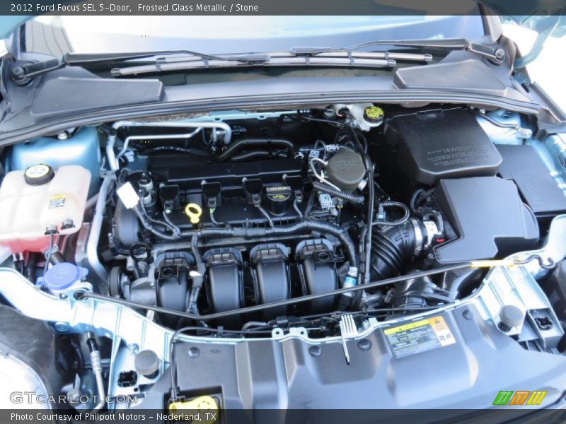 Frosted Glass Metallic / Stone 2012 Ford Focus SEL 5-Door