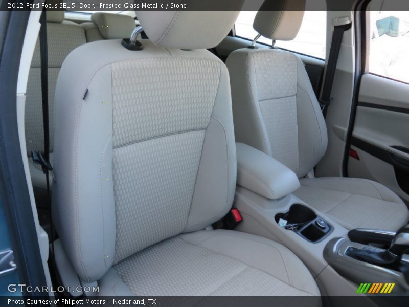Frosted Glass Metallic / Stone 2012 Ford Focus SEL 5-Door