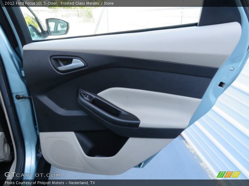 Frosted Glass Metallic / Stone 2012 Ford Focus SEL 5-Door